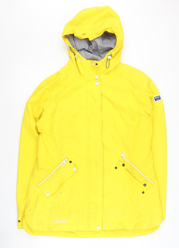 Regatta Women's Yellow Waterproof Raincoat UK 16