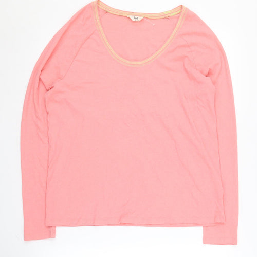 Hush Women's Pink Scoop Neck Pullover Jumper S