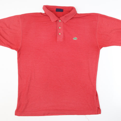 Le Shark Men's Red Polo, Medium, Polyester Blend