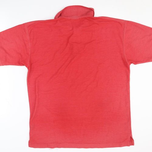 Le Shark Men's Red Polo, Medium, Polyester Blend