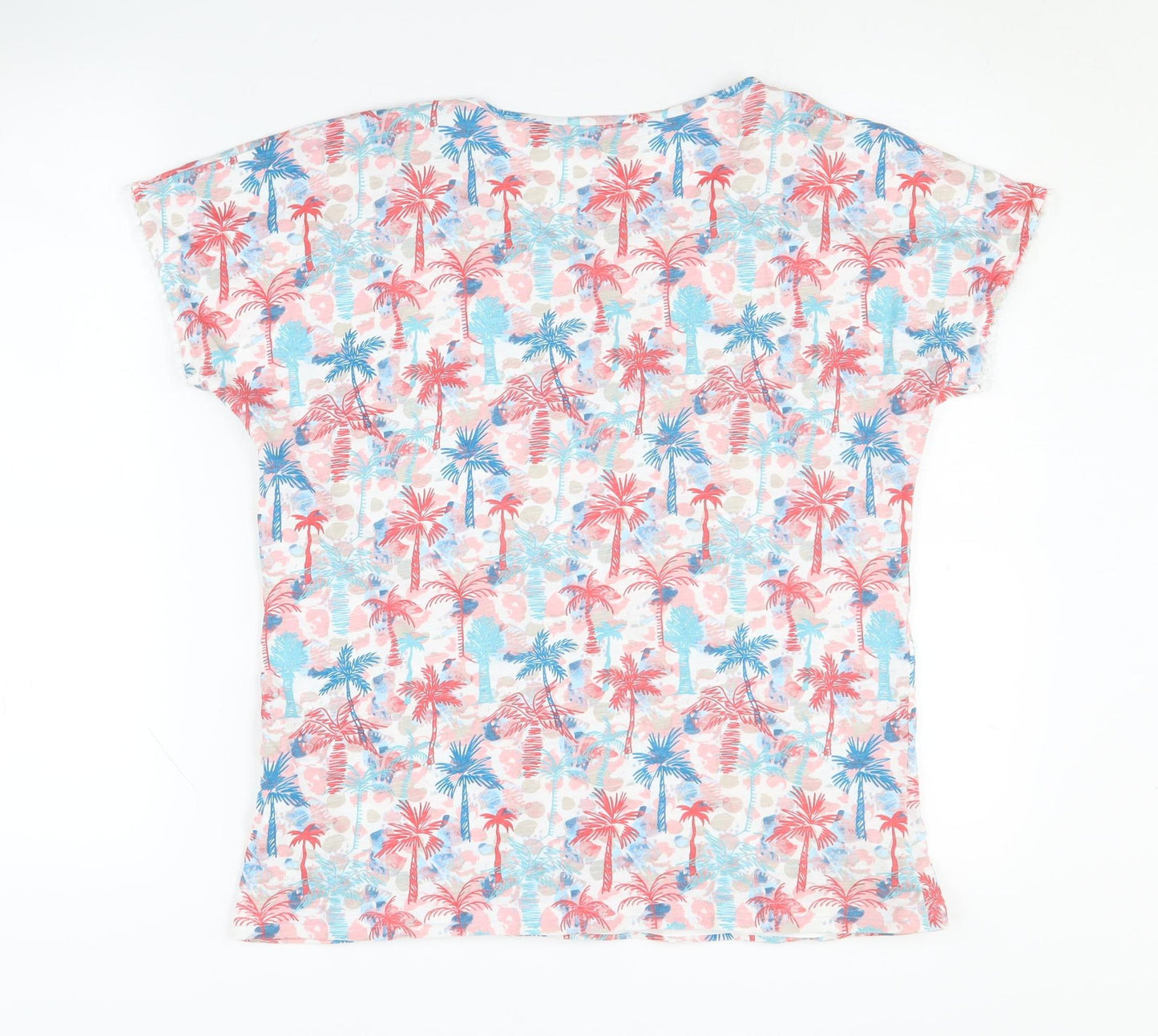 ISLE ESSENTIALS Women's Multicoloured Floral T-Shirt S