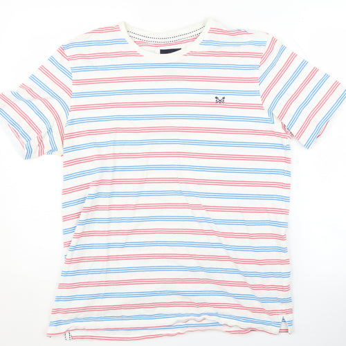 Crew Clothing Company Men's Multicoloured M Striped T-Shirt