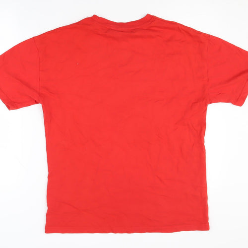 Disney Red XS Unisex Christmas T-Shirt