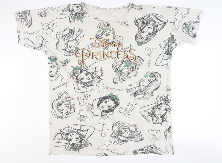 Disney Women's Princess Nightshirt 20-22 White