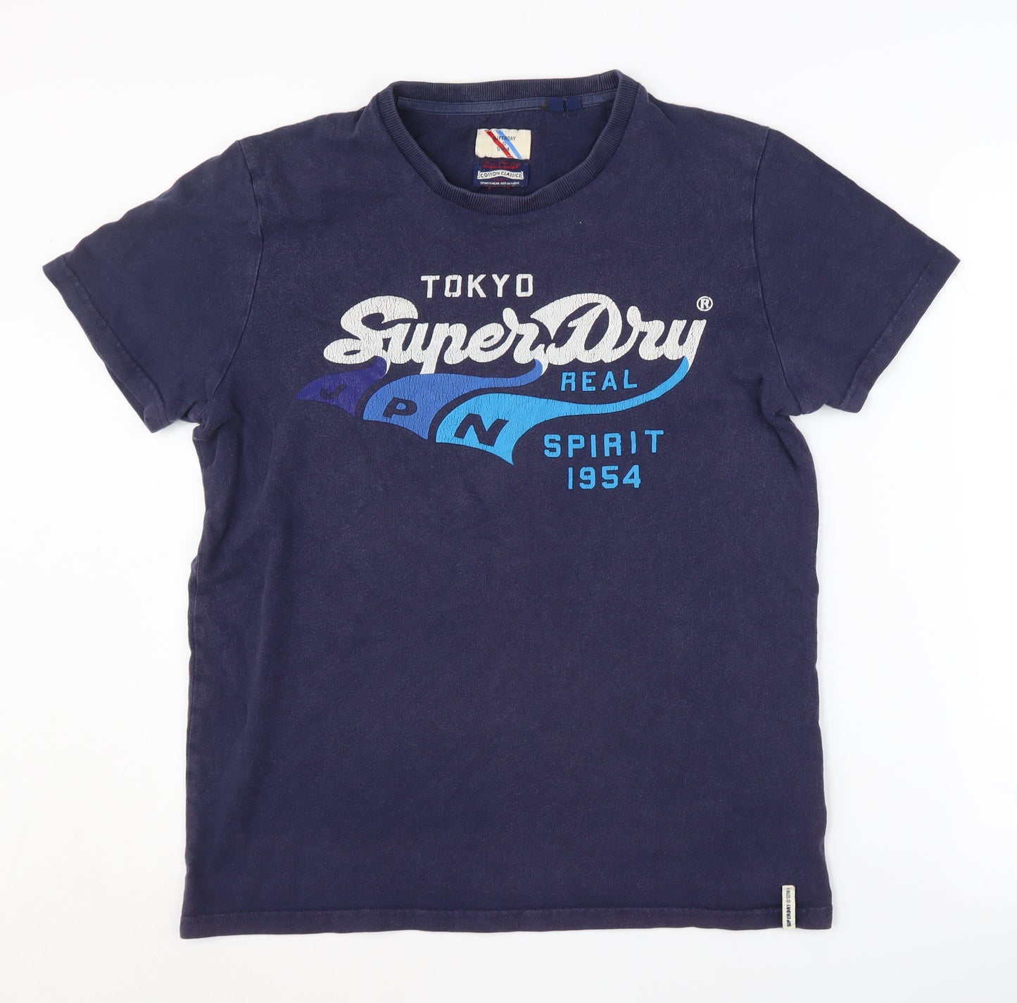 Superdry Blue Graphic Print Men's T-Shirt L
