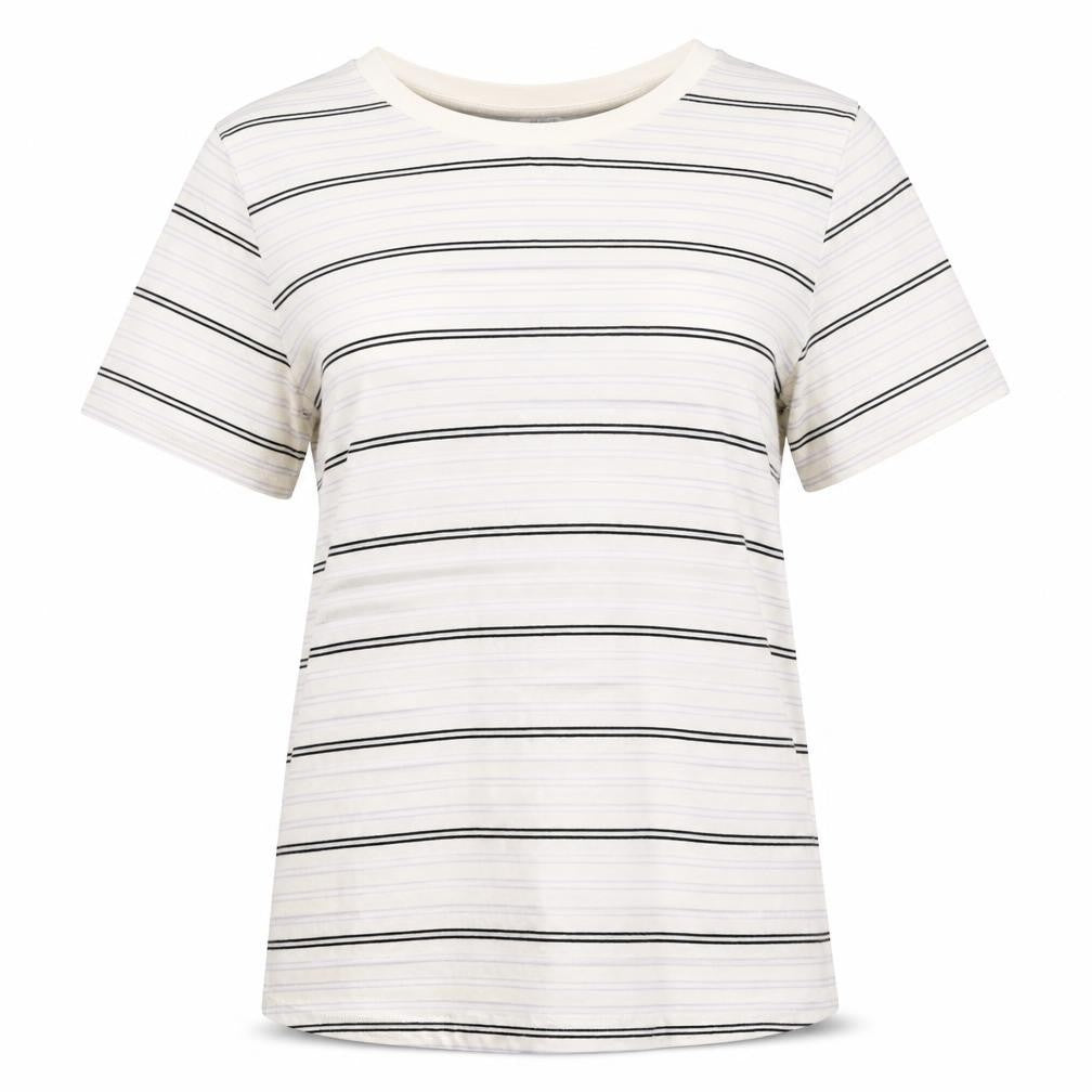 Front view of Great Plains Women’s Striped T-Shirt S Multicoloured