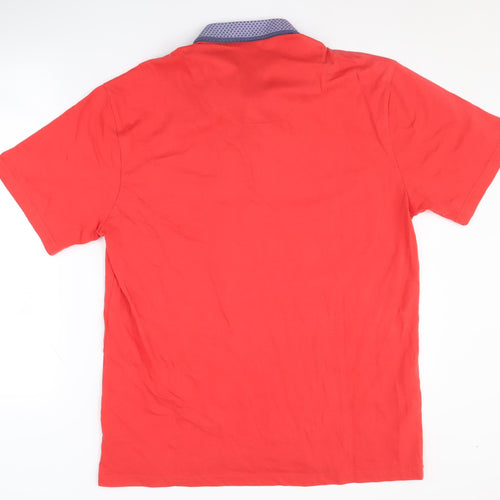 Swade Men's Red Polo Shirt 2XL Short Sleeve