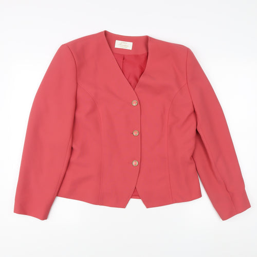Eastex Heirloom Pink Blazer - Women Size 14