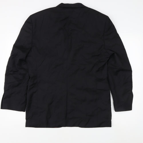 Ted Baker Men's Black Blazer 40S Wool Jacket