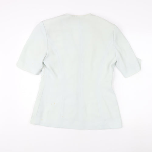 Gina Women's White Suit Jacket, Size 14