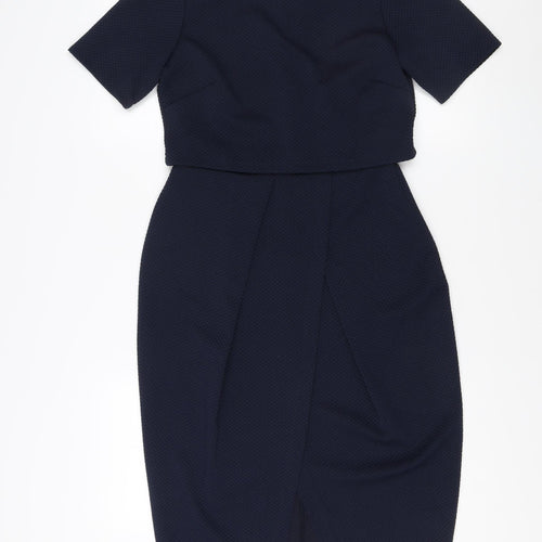 ASOS Women's Blue Pencil Dress Size 10 Formal