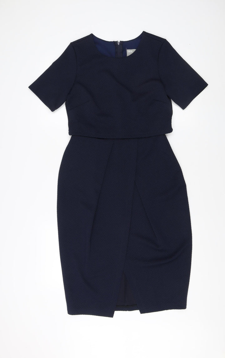 ASOS Women's Blue Pencil Dress Size 10 Formal