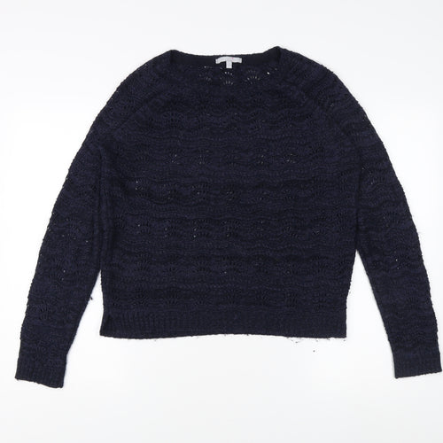 Marks and Spencer Women's Blue Jumper Size 14