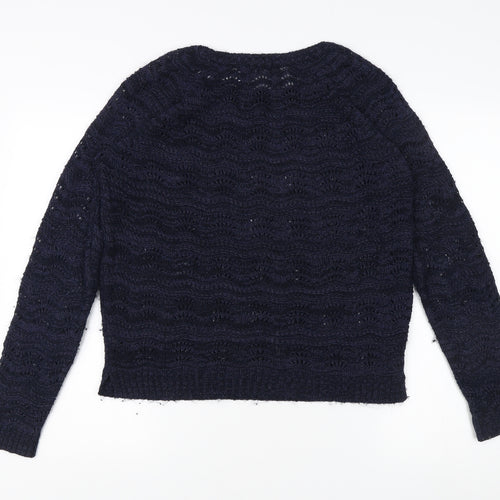 Marks and Spencer Women's Blue Jumper Size 14