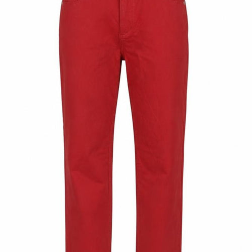 1f Denim Collection Women's Red Skinny Trousers - Size 12
