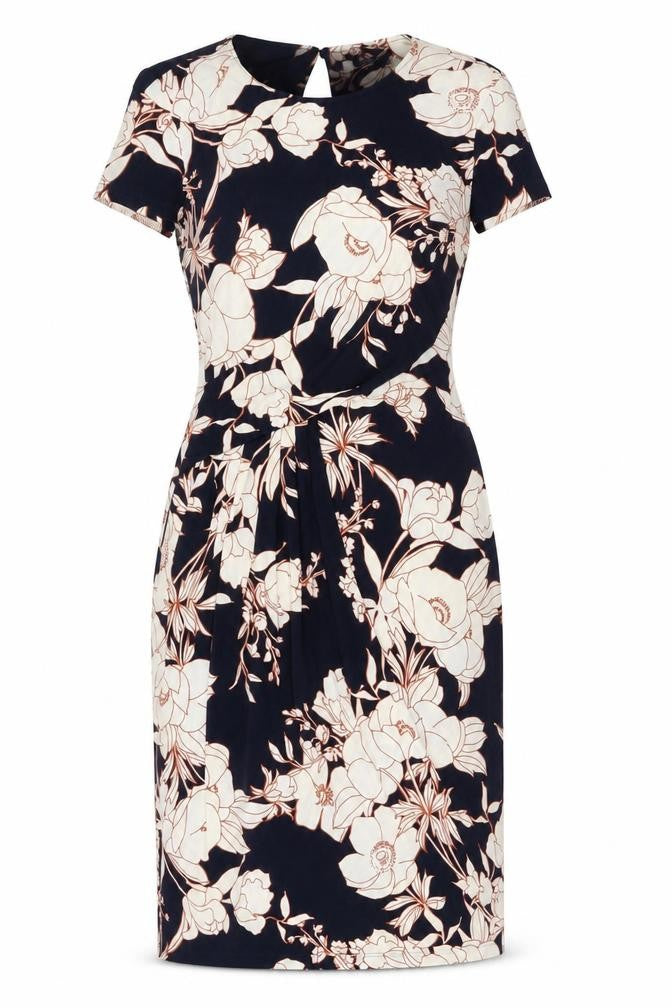 Front view of Marks & Spencer Floral Women's Dress, size 8, Multicoloured