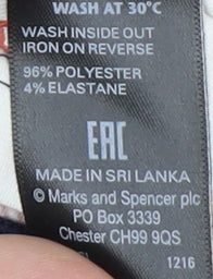 Marks and Spencer Floral Women's Dress, Size 8, Multicoloured