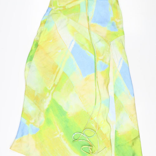 Zara Women's Multicoloured A-Line Midi Skirt, Size S