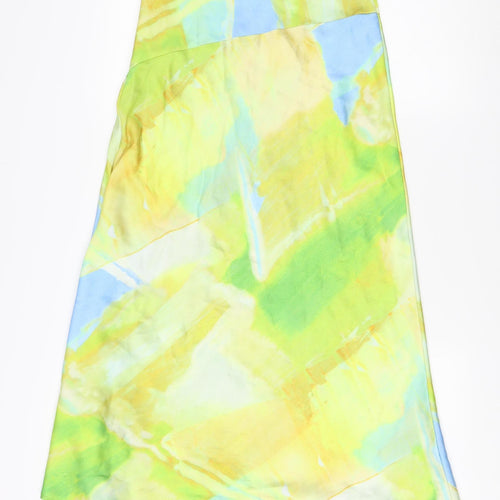 Zara Women's Multicoloured A-Line Midi Skirt, Size S
