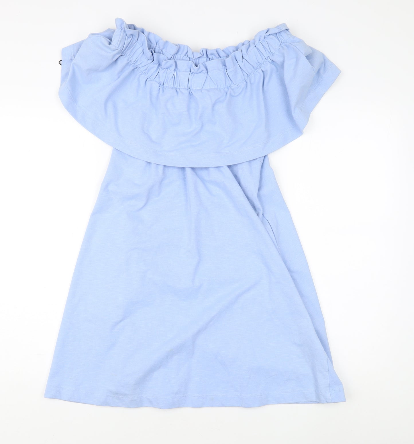 H&M Women's Blue Off Shoulder Dress Size 8