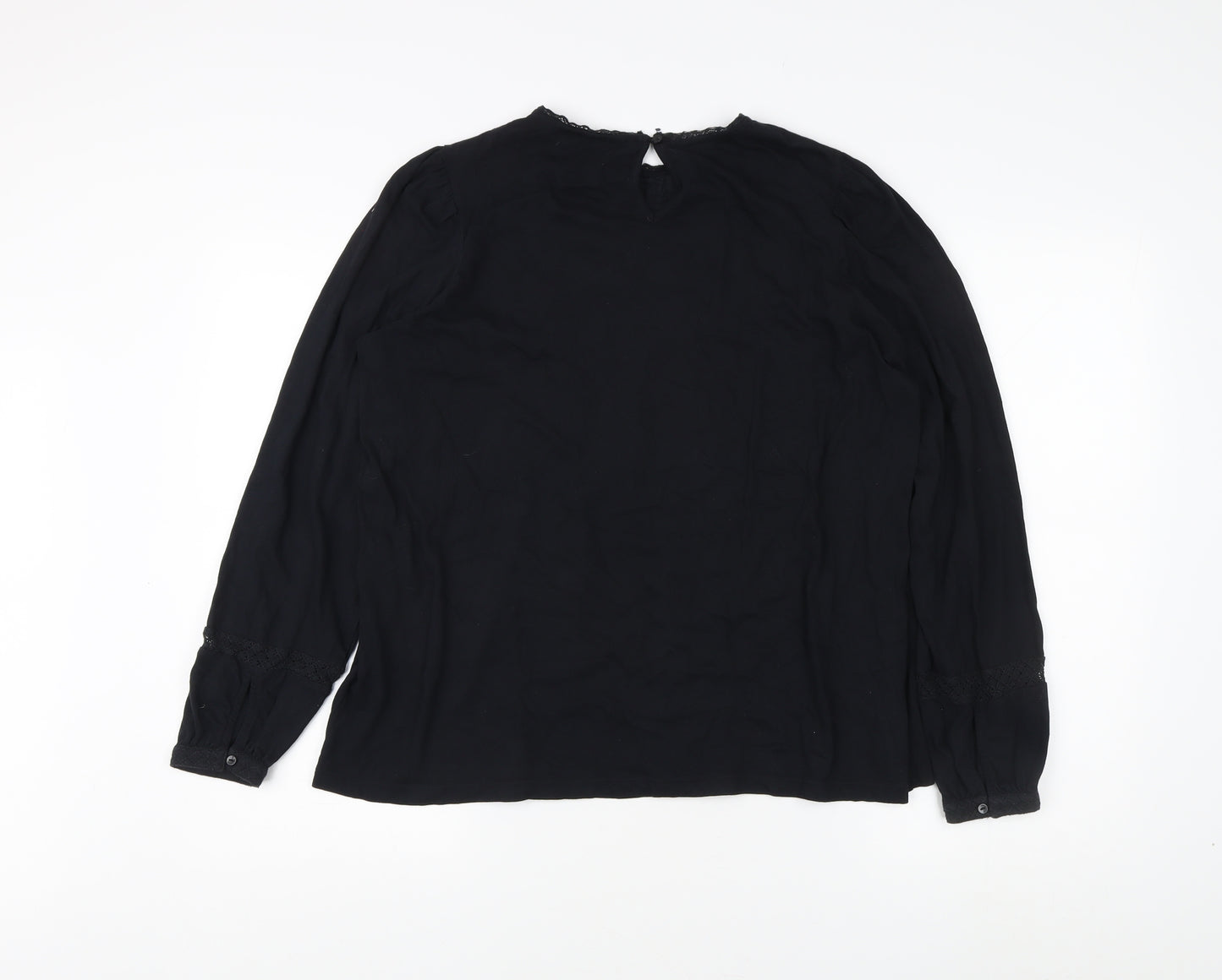 Marks and Spencer Women's Black Blouse Size 12