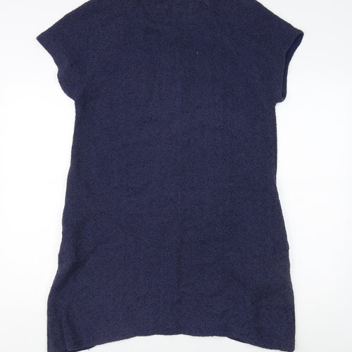 Masai Women's Blue Short Sleeve Knit Top - Size S