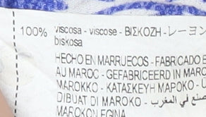 Zara Women's Blue Floral Camisole Blouse, Size 12