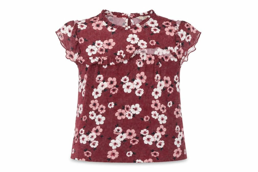 Front view of Dorothy Perkins Floral Blouse -, size 16, Women's