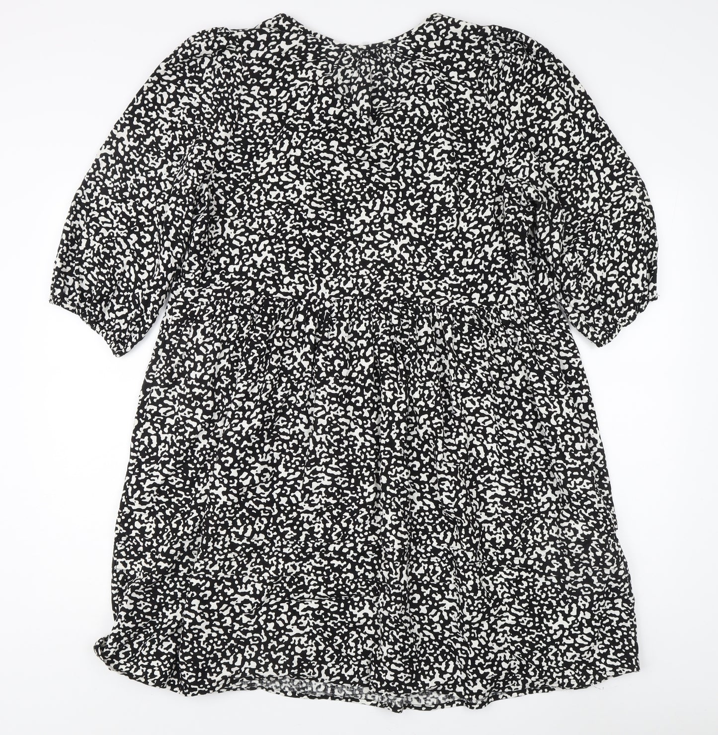 Marks and Spencer Women's Black Animal Print Dress