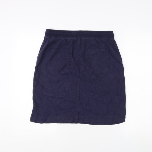 Marks and Spencer Women's Blue Knee Length Skirt Size 10