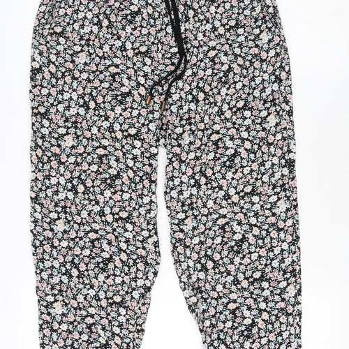 New Look Women's Floral Jogger Trousers Size 8