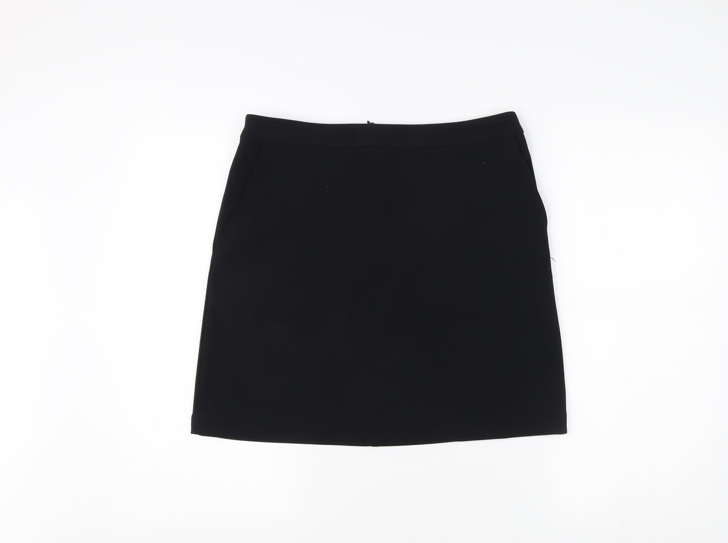 Next Women's Black Pencil Skirt, Size 10, Elegant Style