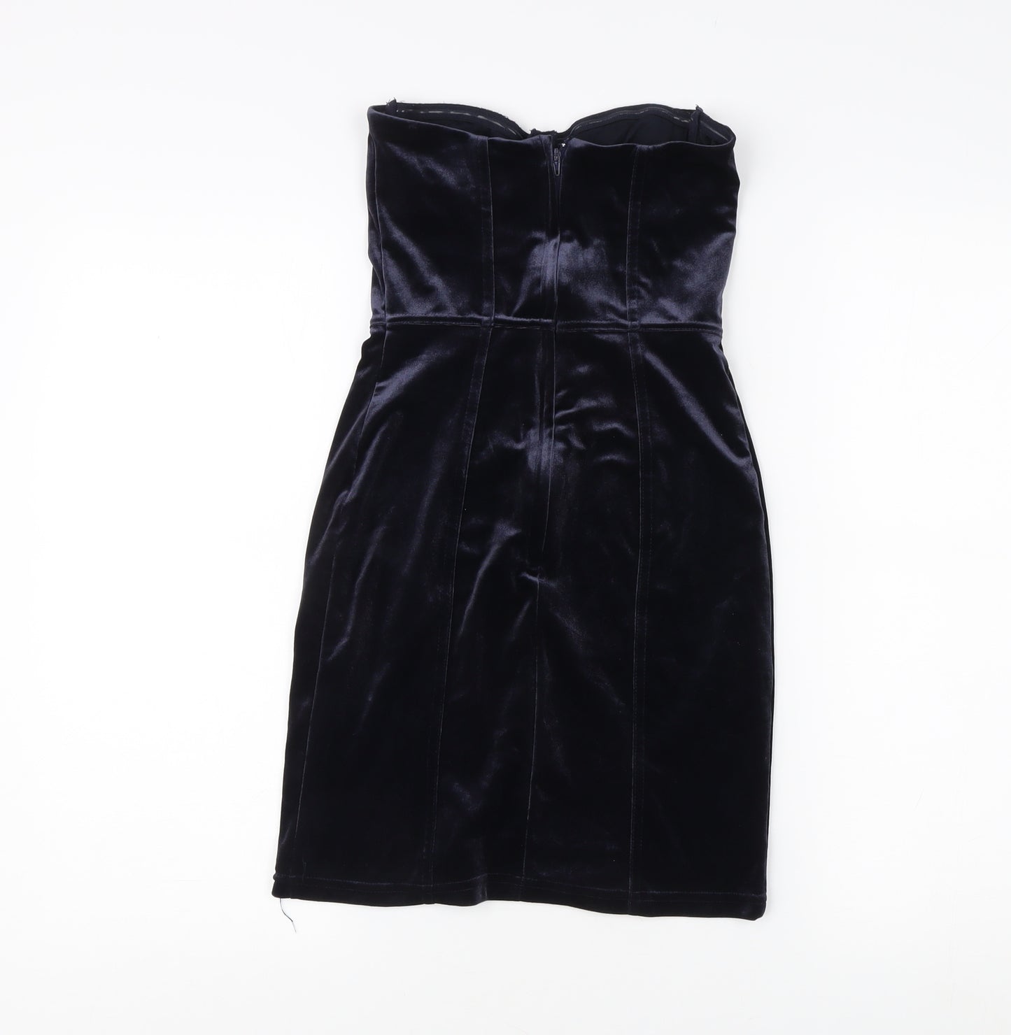 H&M Women's Black Bodycon Knee Length Dress Size 6
