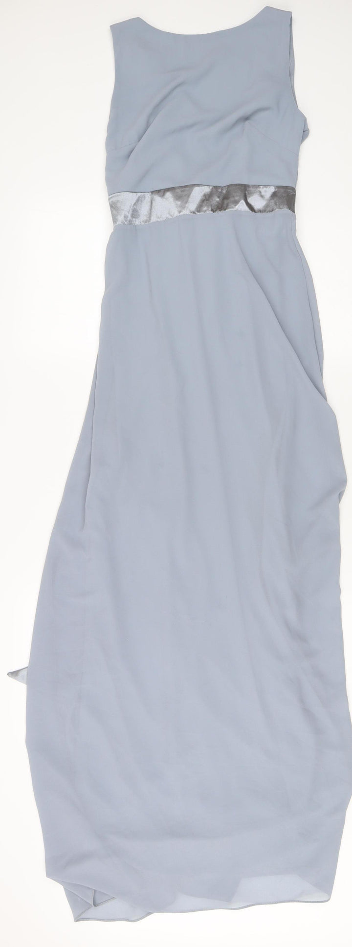 TFNC London Grey Sleeveless V-Neck Long Dress