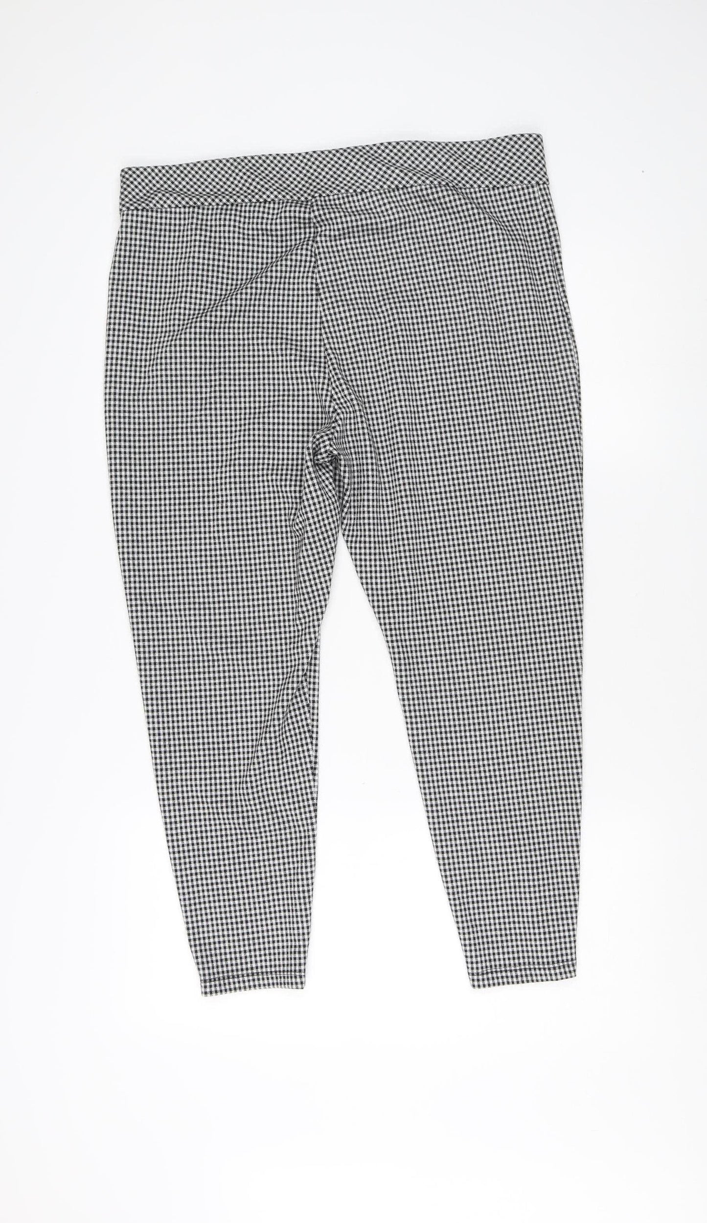 Marks and Spencer Women's Black Check Jegging Size 18