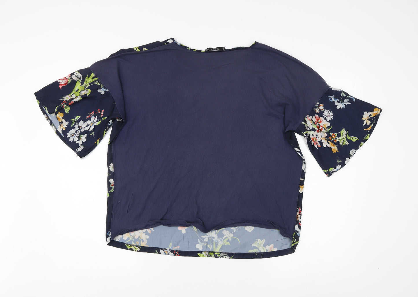 Mango Women's Floral Multicoloured Blouse Size 12