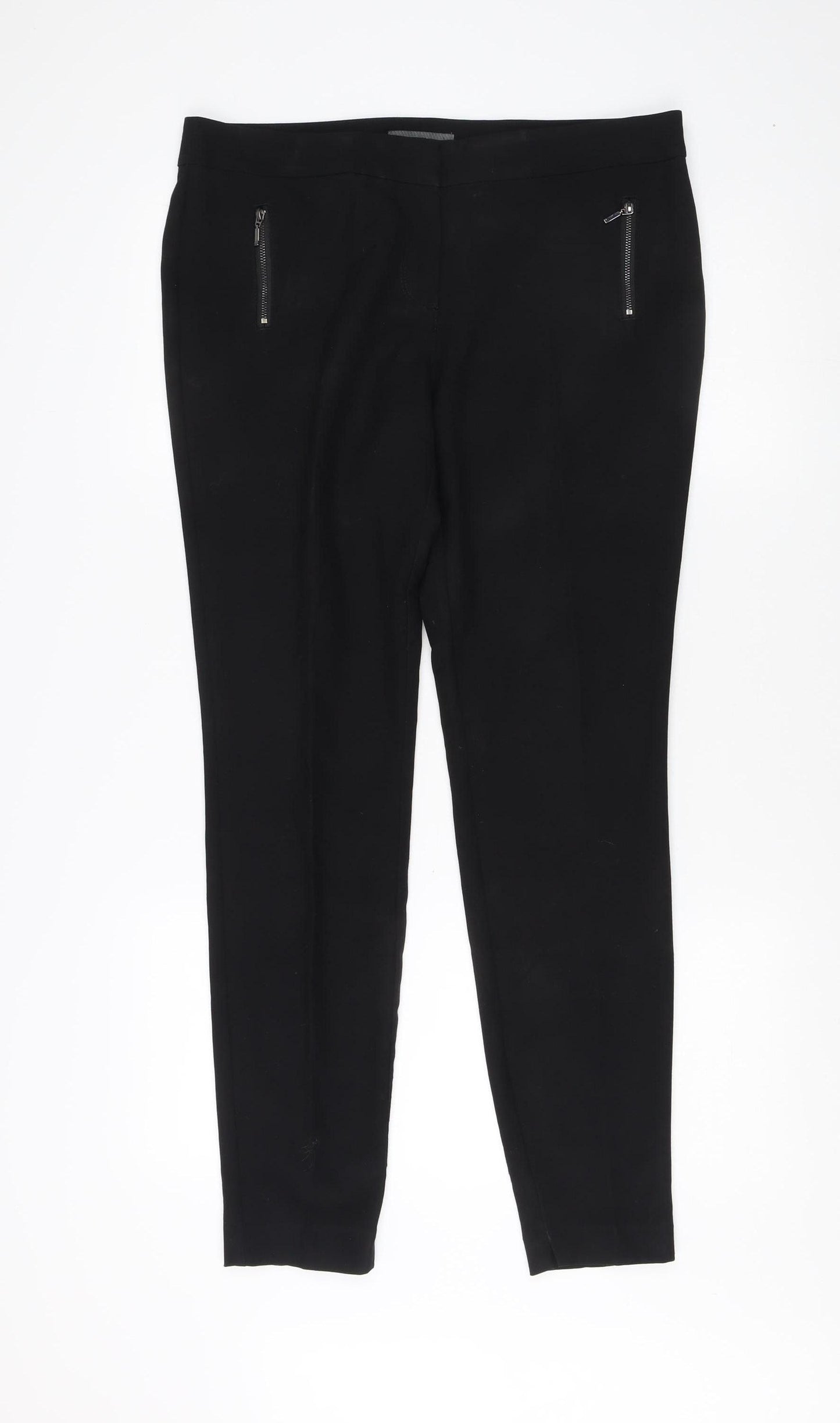 Next Women's Black Skinny Trousers Size 12