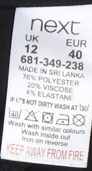 Next Women's Black Skinny Trousers Size 12