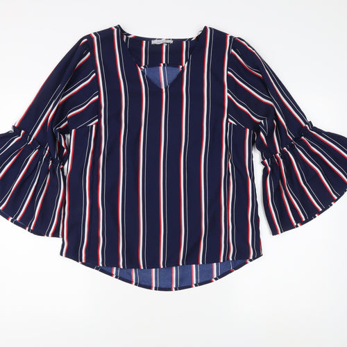 Marks and Spencer Women's Blue Striped Tunic, Size 12