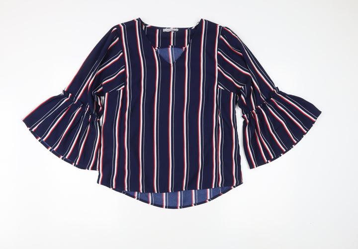 Marks and Spencer Women's Blue Striped Tunic, Size 12
