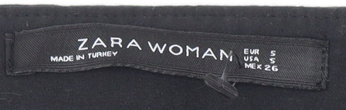 Zara Women's Black Pencil Skirt Size 6 - Elegant Workwear