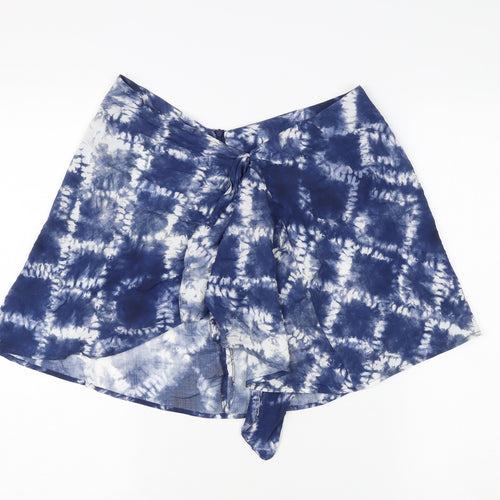 Bershka Women’s Blue Skirt Size 12 Viscose