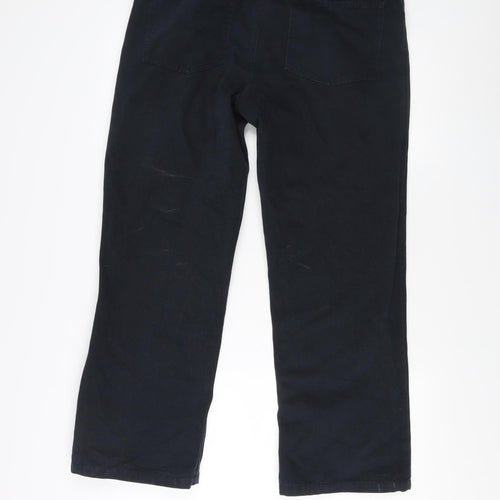 Sandstone Men's Blue Cotton Trousers Size 38
