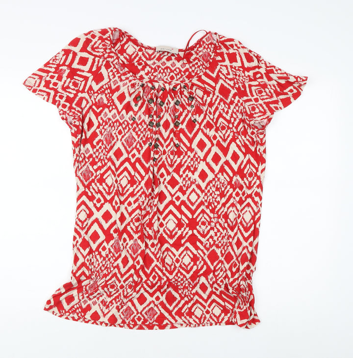 Marks and Spencer Women's Multicoloured Geometric Top
