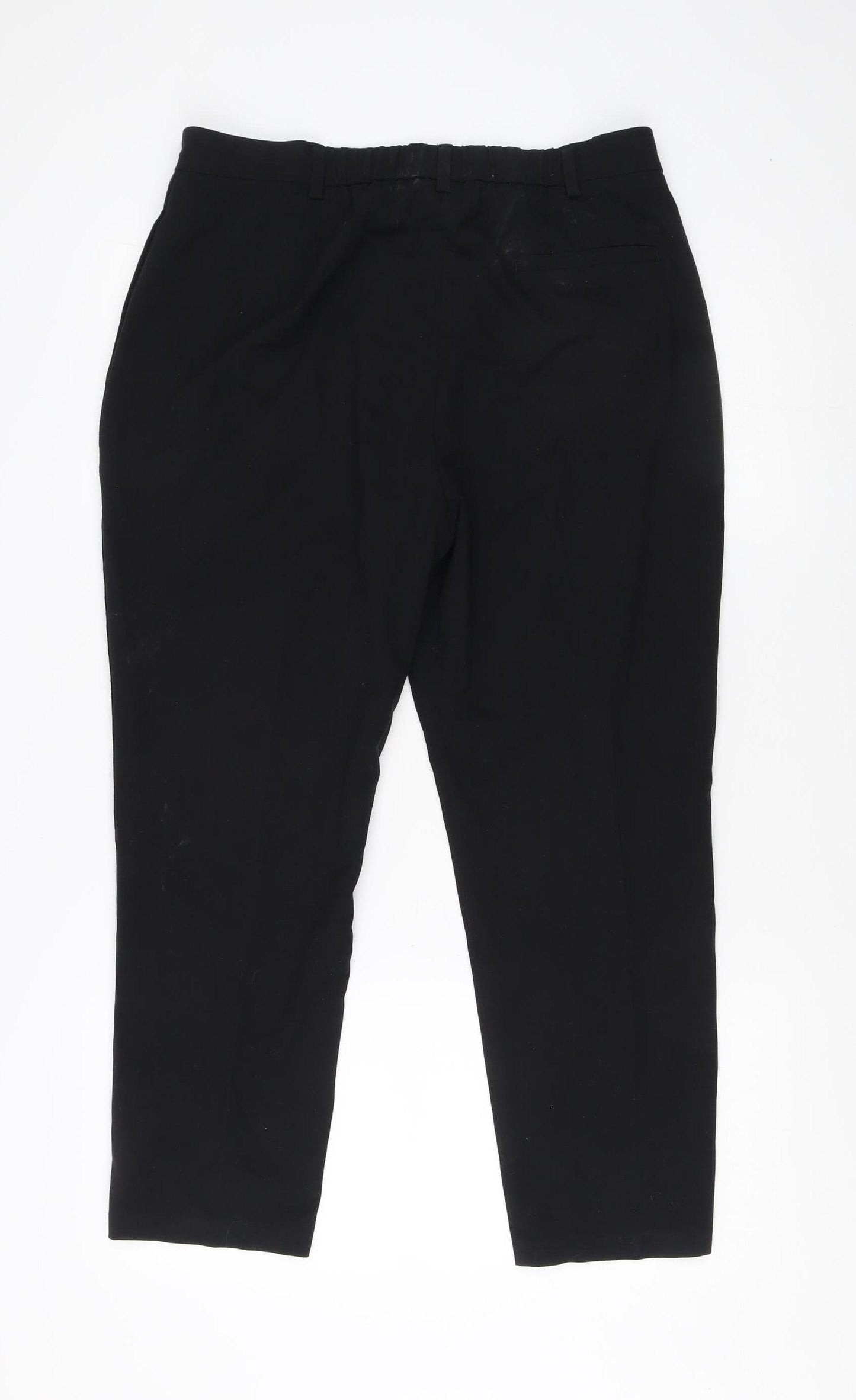 Marks and Spencer Women's Black Ankle Trousers Size 14