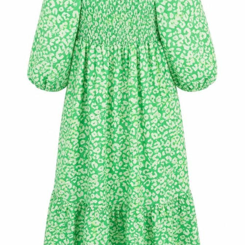 New Look Green Animal Print Maternity Dress 10