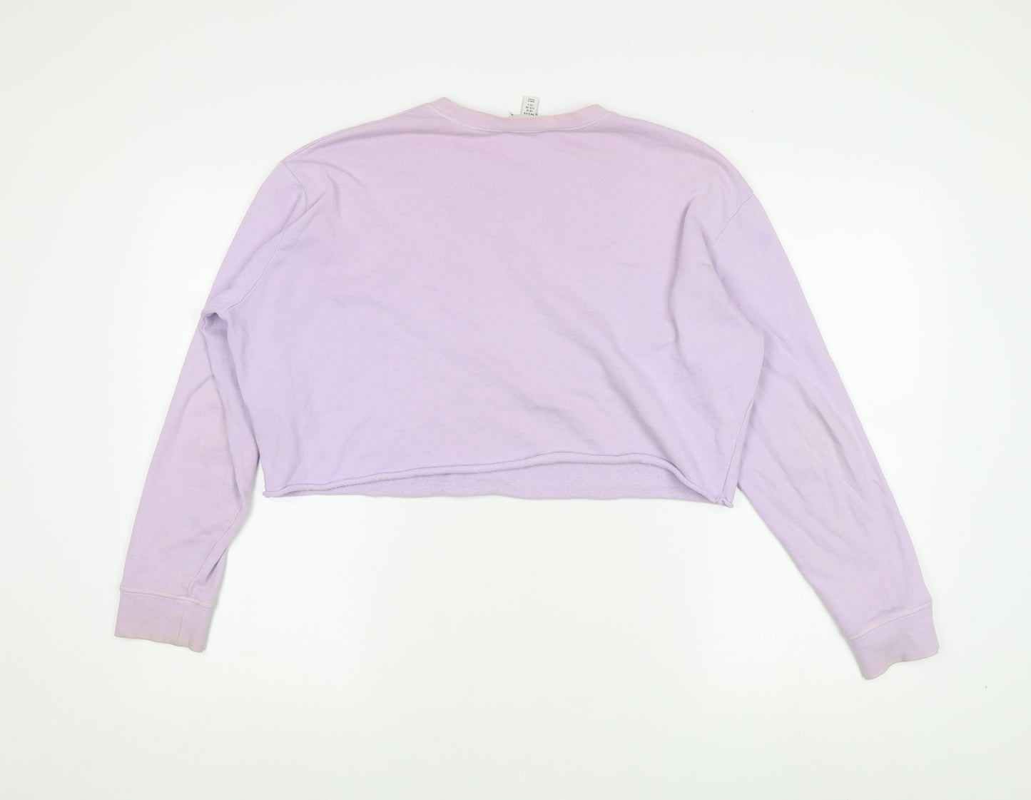 Topshop Women's Purple Petite Size 10 Sweatshirt