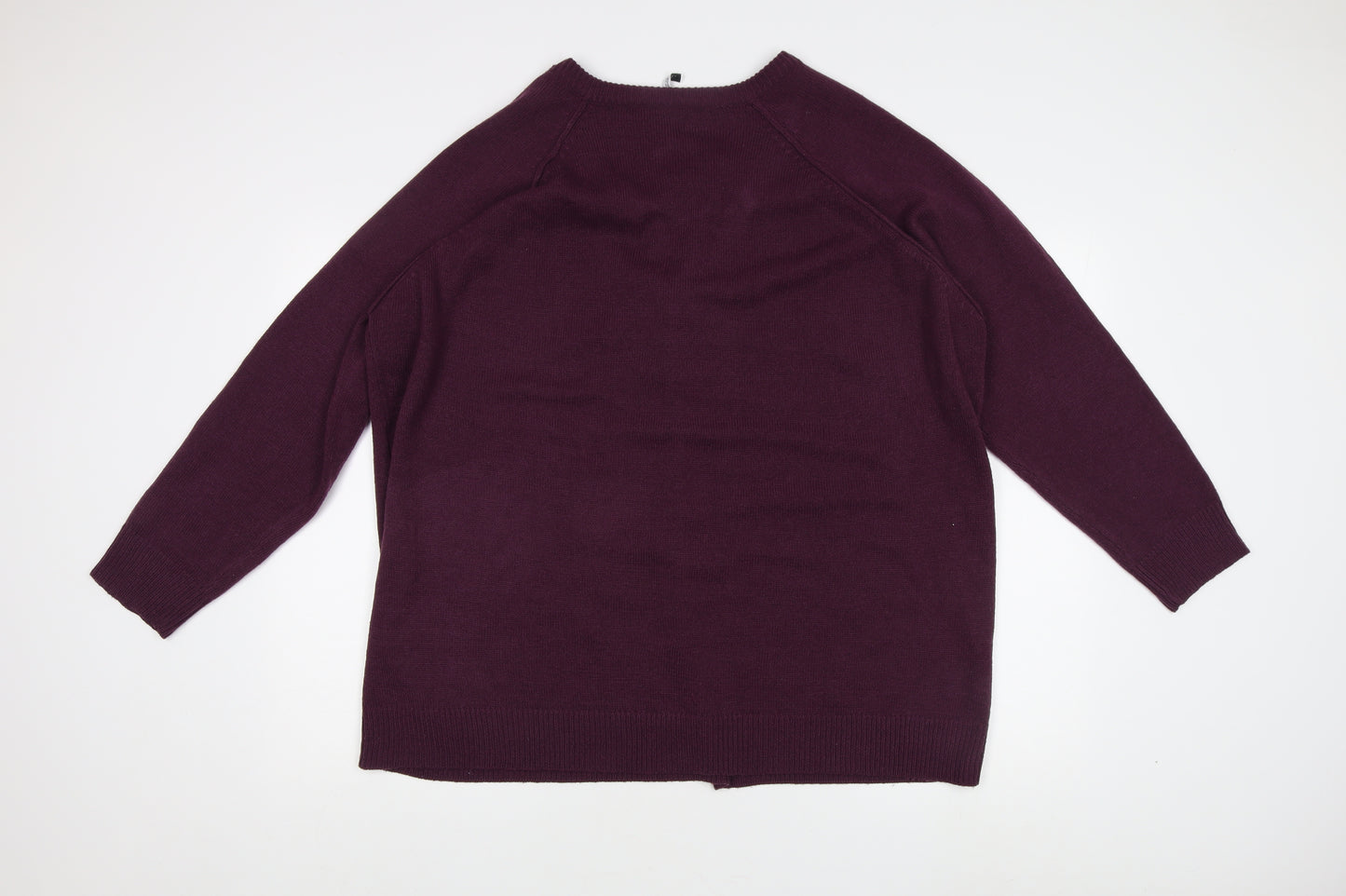Capsule Women's Jumper, Plum, Size L, Raglan Sleeve