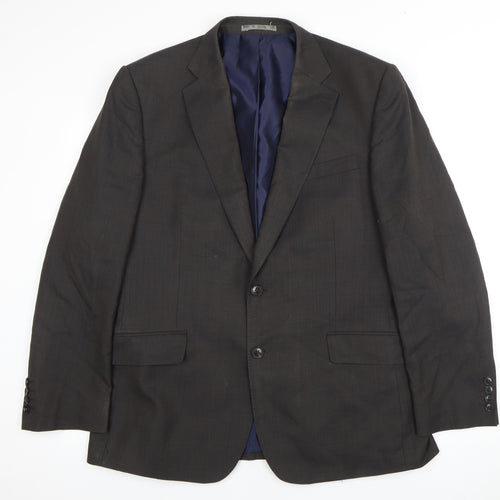 Marks and Spencer Men's Brown Wool Blend Blazer 42R