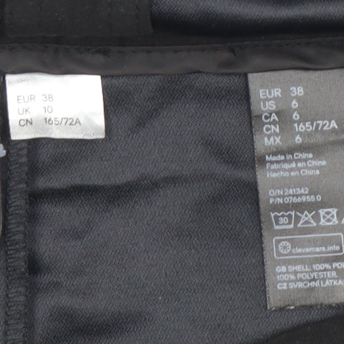 H&M Black Pinafore Dress - Women's Size 10